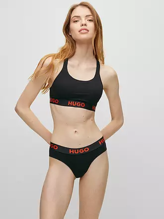 HUGO | Bustier de sport | schwarz